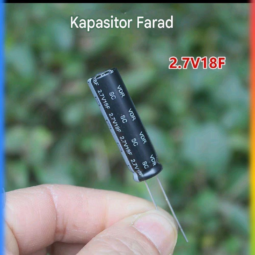 super kapasitor super capacitor 2.7v 18F 18 farad ultra capacitor VDR