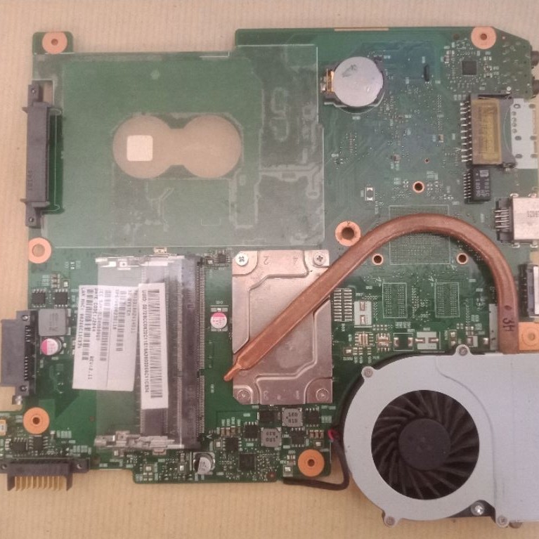 Mobo Mainboard Motherboard Laptop Toshiba Satelite C640 Matot Kanibalan Gambling