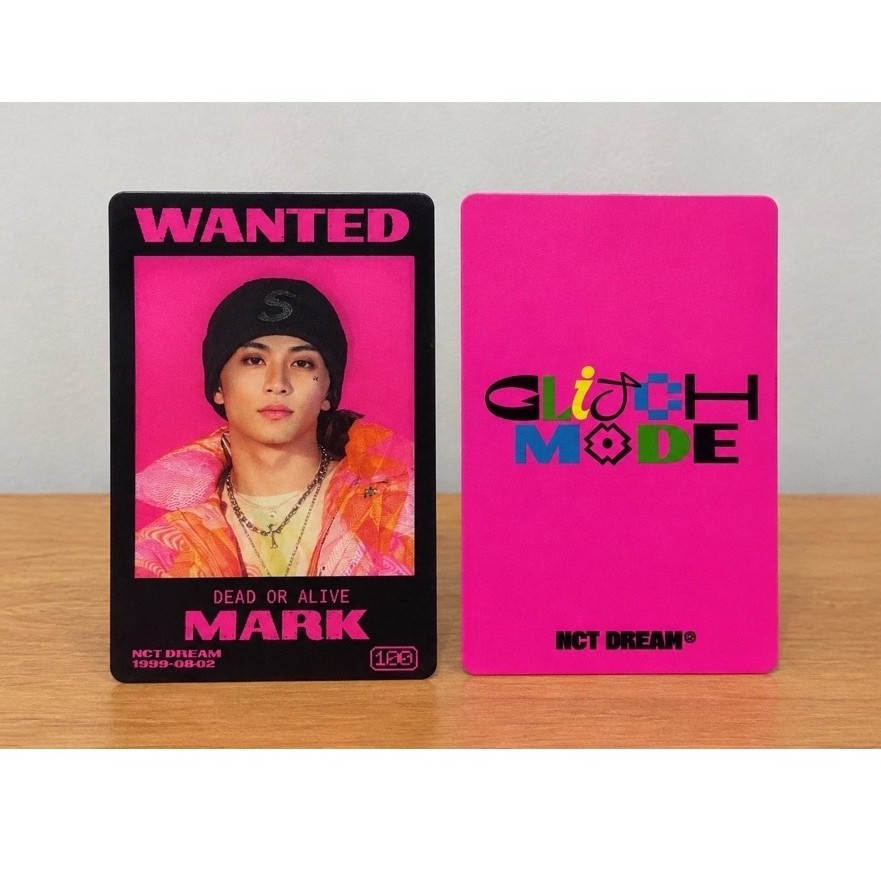 PHOTOCARD MARK GLITCH MODE LENTI NCT DREAM OFFICIAL