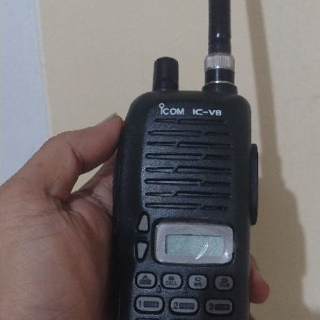 ht icom v8 original plus charger kenangan langka