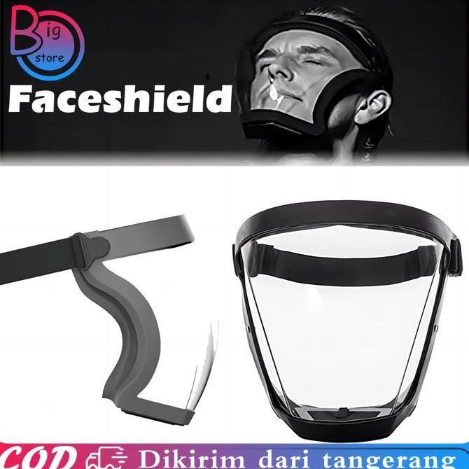 Face Shield Akrilik Anti Fog Masker Kacamata Pelindung Wajah Face Shield Full Face
