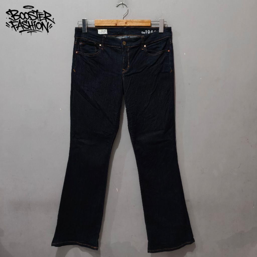 JEANS GAP DENIM DARK BLUE INDIGO ORIGINAL SIZE 34-35