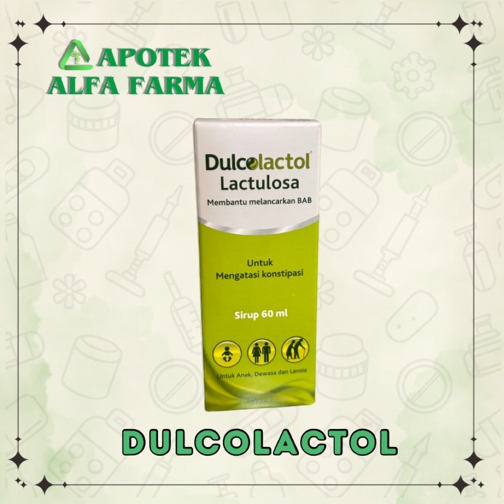Dulcolactol Lactulosa Sirup 60 ml Membantu Melancarkan BAB untuk Anak Dewasa dan Lansia