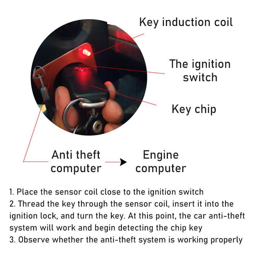 Alat Tes ECU Otomotif dengan Deteksi Koil dan Sinyal untuk Perbaikan Mobil / Uji Sistem Immobiliser 