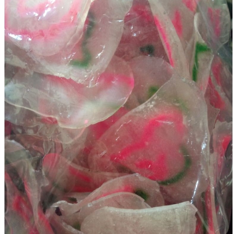 Krupuk loreng (singkong)mentah
