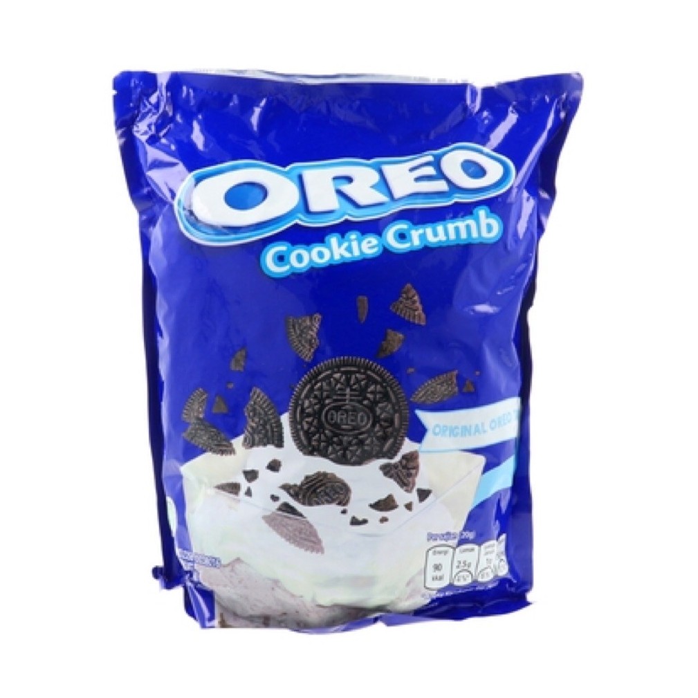 Oreo Crumb Cookie 1 KG - Bubuk Kasar Biskuit Asli, Tanpa Krim, Cocok untuk Toping