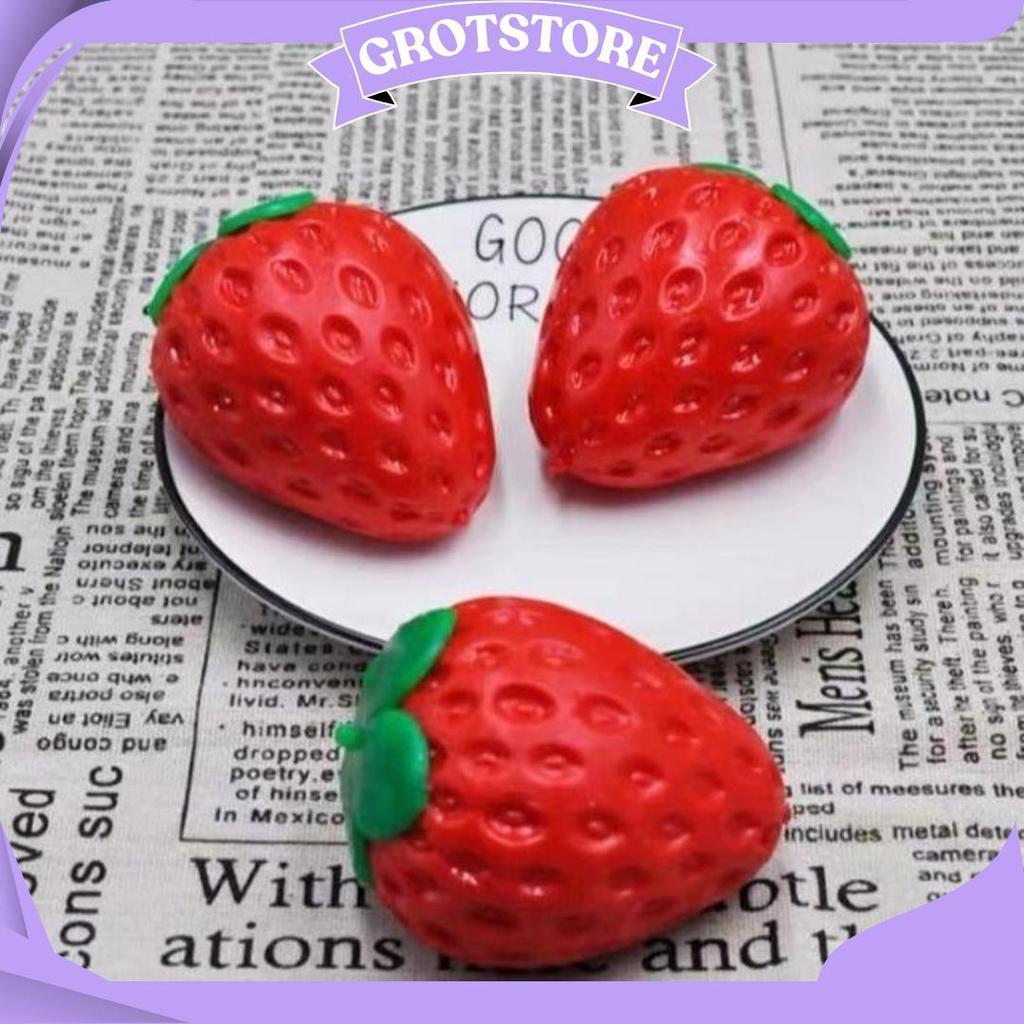 Promo Mainan Squishy Strawberry/Fidget Toys Squishy Strawberry Terbaru