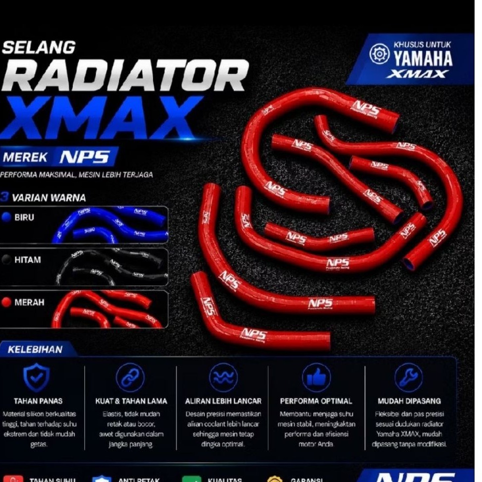 SELANG RADIATOR XMAX 250 XMAX 350CC SELANG RADIATOR XMAX