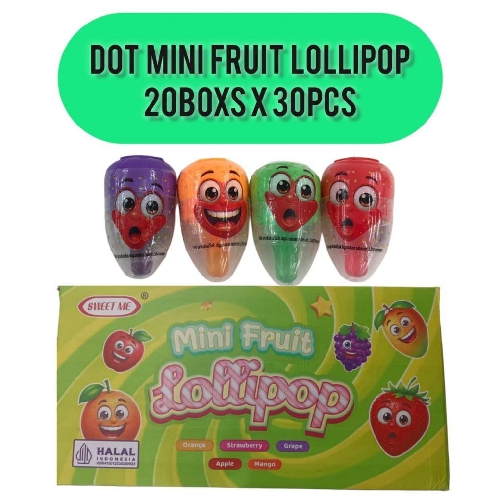 lollipop dot mini fruit