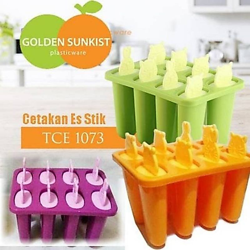 Ready Stock Cetakan Es Krim Stik Golden Sunkist Tangkai Kepala Kucing terlaris di demak jepara kudus