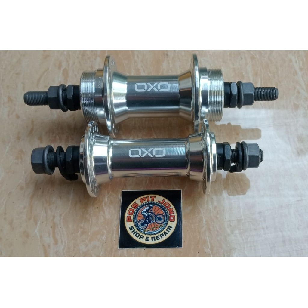 HUB OXO HB 357 BMX 36H BEARING SILVER