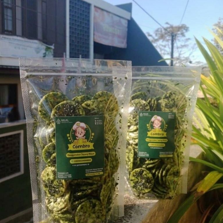 Keripik Combro Varian Rumput Laut | Cemilan Sehat Halal P-IRT | Jual Keripik Combro Varian Rumput La
