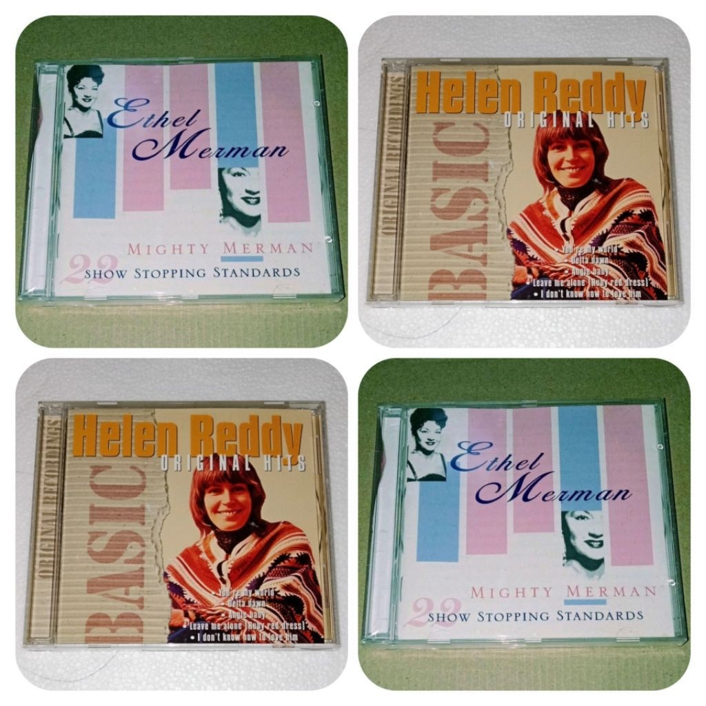 CD Ethel Merman - Mighty Merman: 22 Show Stopping Standards CD Helen Reddy - Original Hits CD Joni M