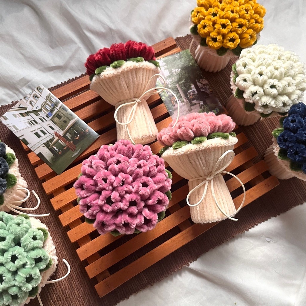 [Sajangkah Better Life] Minelipa | Mini Buket Kawat Bulu | Hadiah Lucu