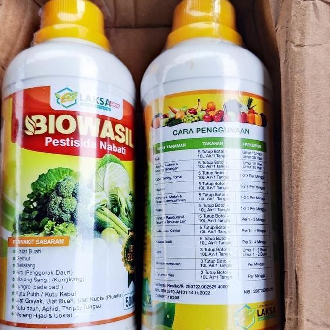 BIOWASIL 500 ML Pestisida Kutu Putih Mangga Paling Ampuh Obat Kutu Putih Pembasmi Hama Tanaman Insek