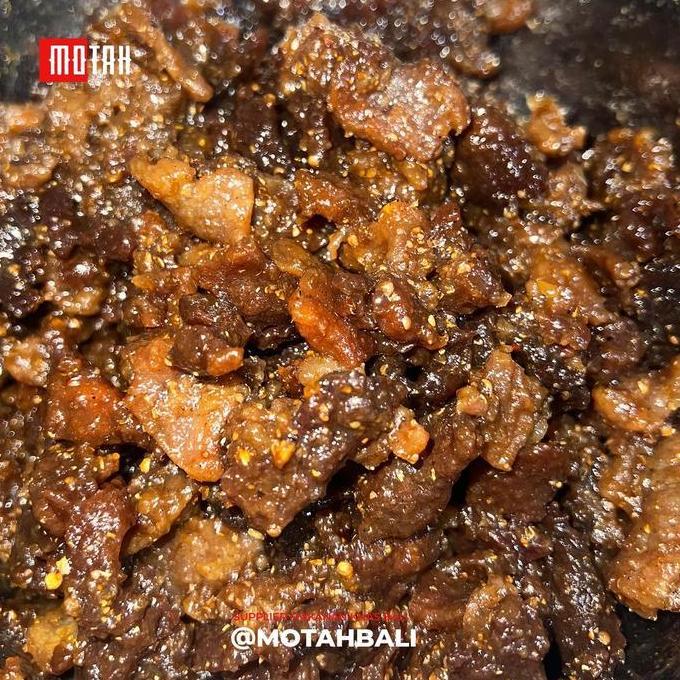 BE MANIS Dendeng Babi 250gr & 500gr / Daging Babi Goreng Manis Bali /  Dendeng Babi Bali / Pork Peda