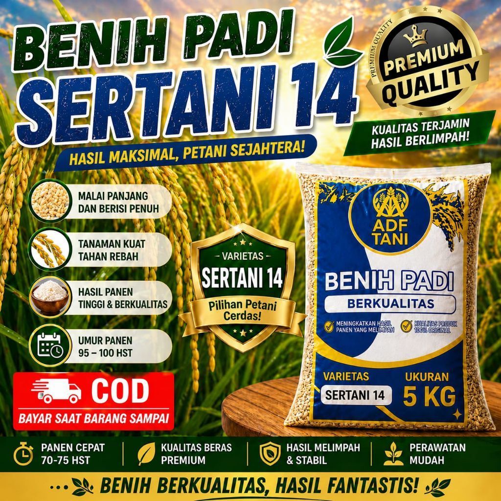 BENIH PADI SERTANI 14 ORIGINAL 5KG