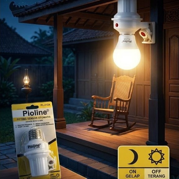 Fitting Lampu Otomatis