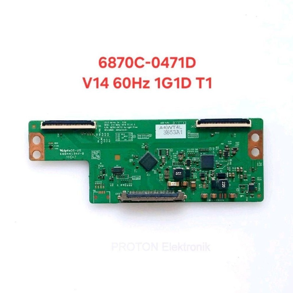 Tikon LED TV TCL LE55D8810 tcon panel Timing Control Board 6870C-0471D V14 60Hz 1G1D T1_V1.0 6871L-3