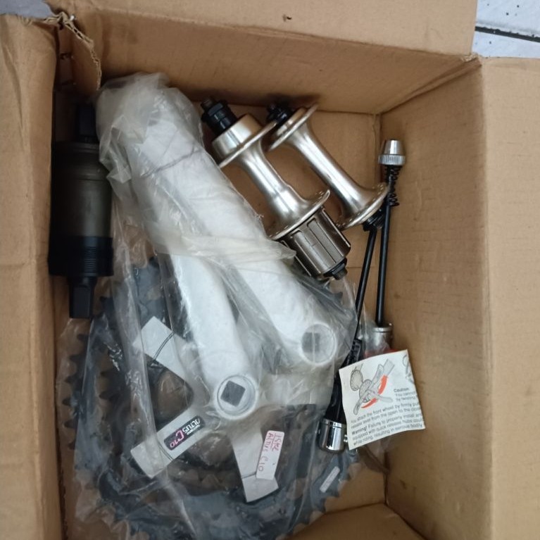 grup set shimano altus c10 nos via japan 7sped full original