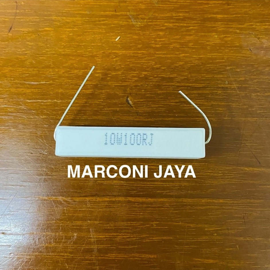 Resistor 100 ohm 10W kapur putih
