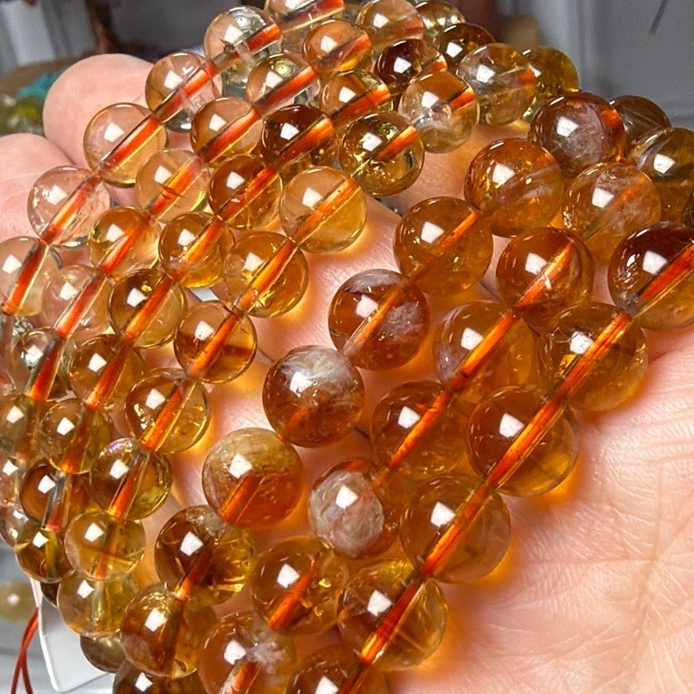 Citrine Bracelet/ Gelang Citrine Kristal Batu Alam