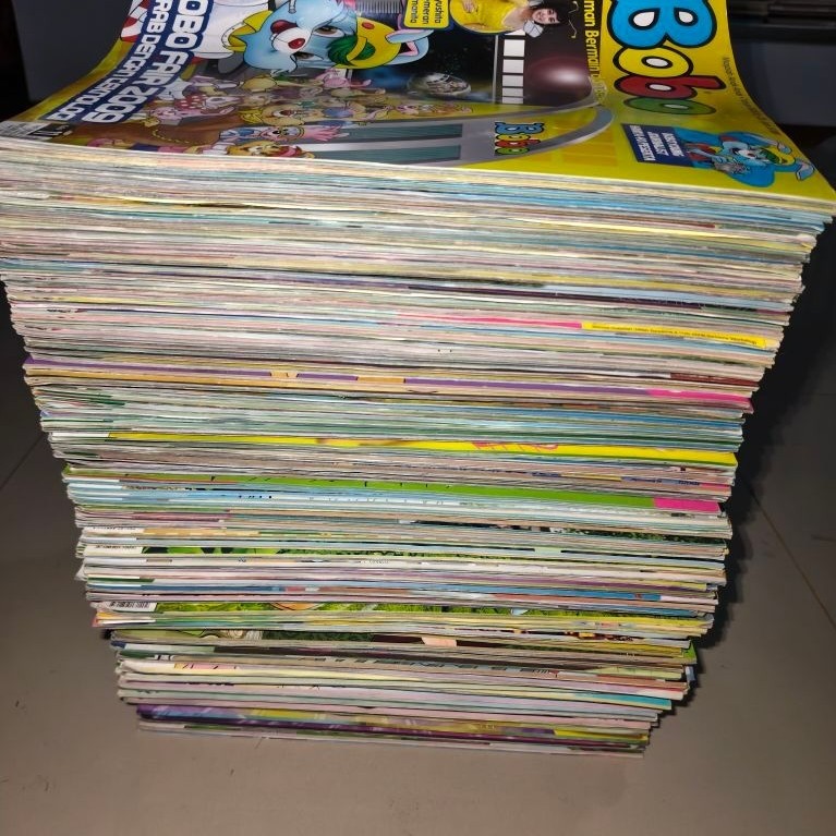 Majalah Bobo Junior Edisi Bekas Bagus Bersih Dan Random