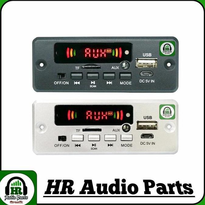 Modul Mp3 Bluetooth 5.0 Plus Amplifier 2X3W Dc 5-12V 2*3Watt Tf Fm