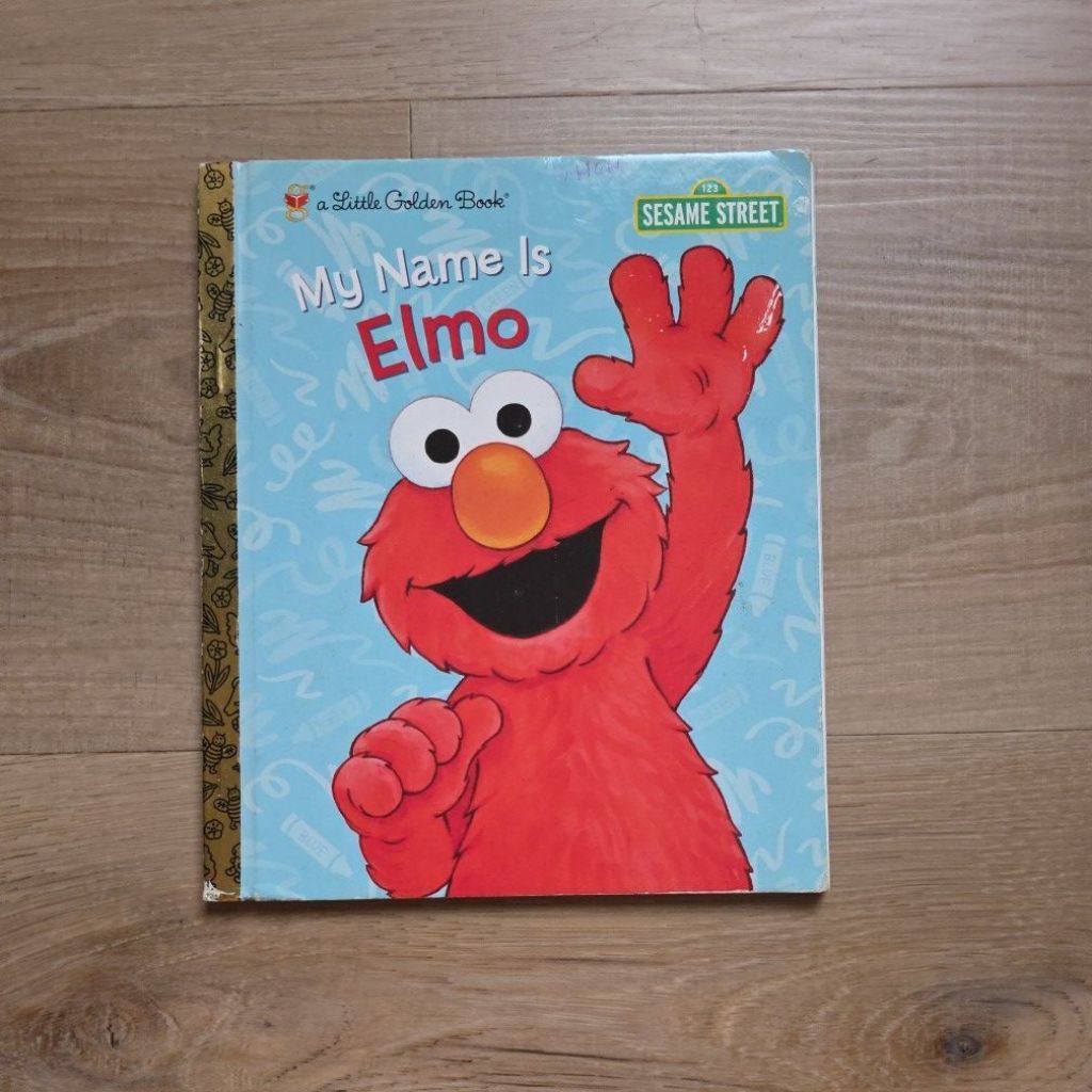 Buku Anak Sesame Street My Name Is Elmo a Little Golden Book