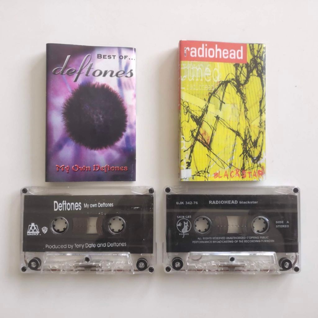 Paket 2 kaset bootleg: DEFTONES + RADIOHEAD