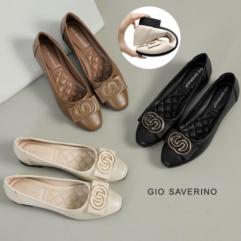 Gio Saverino Sepatu Pantofel Wanita Korea Bertini
