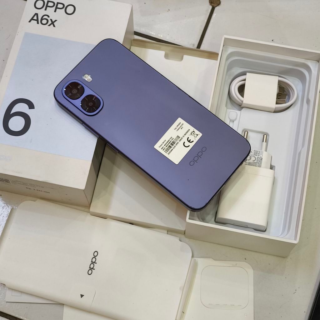 oppo a6x 6/128 second like new