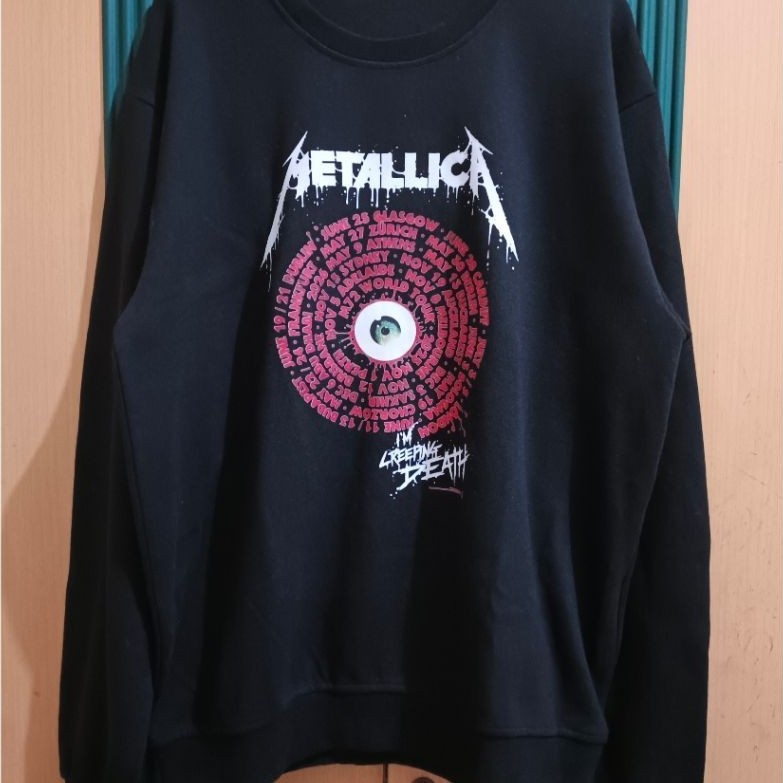 PRELOVED SWEATER FLEECE PREMIUM METALICA MURAH