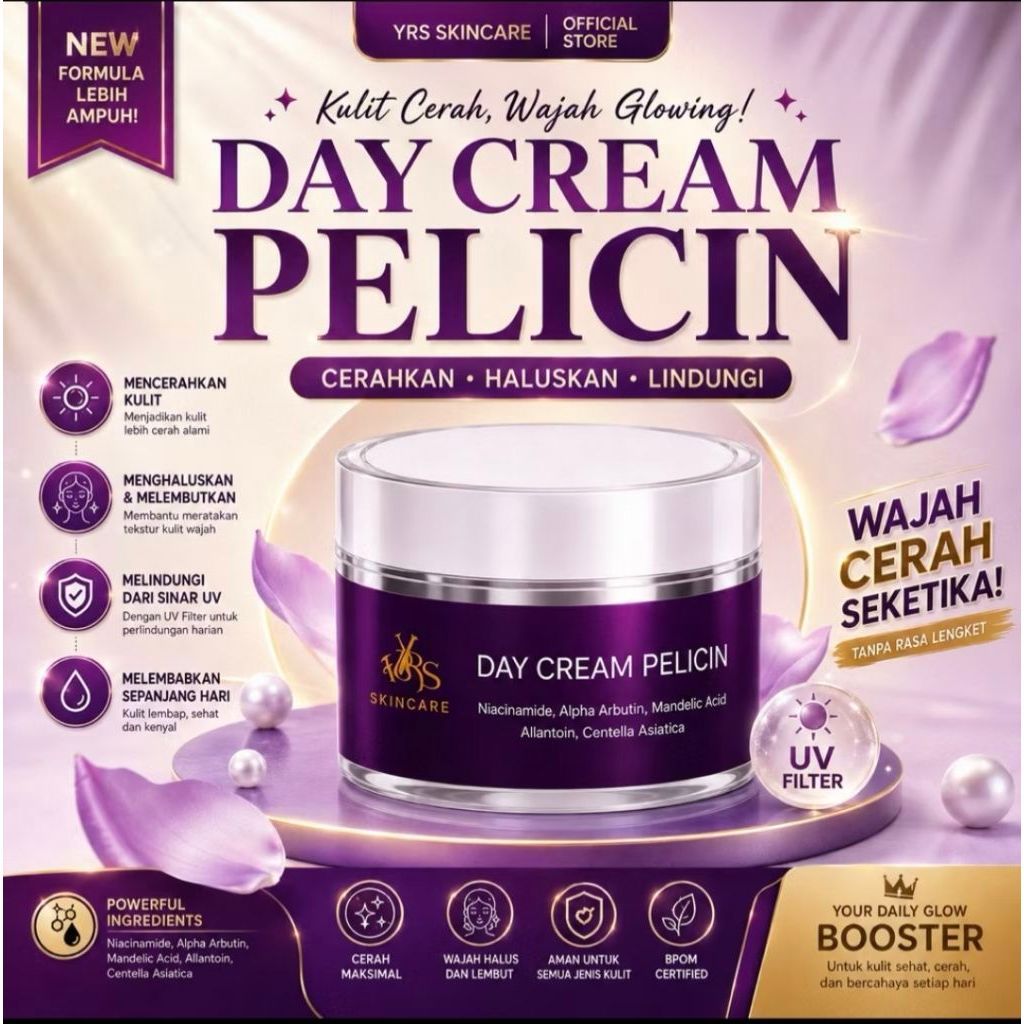 Cream Kinclong Peeling Retinol Yrs Skincare Penghilang Flek Hitam BPOM Salep Pelicin