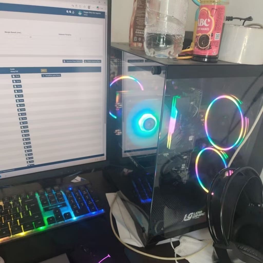 1 Unit PC + Monitor 24"