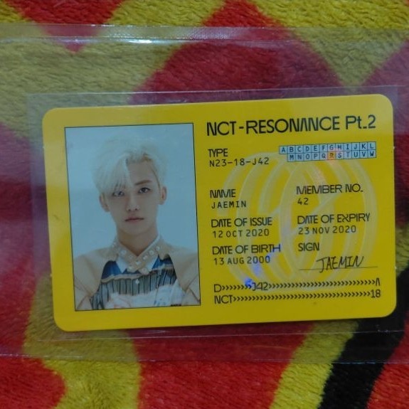 ID card NCT Official