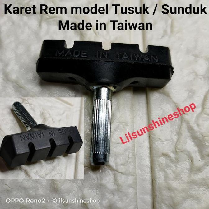 Karet Rem Cantilever Brake Shoe Sunduk TAIWAN Sepeda MTB Federal Jadul