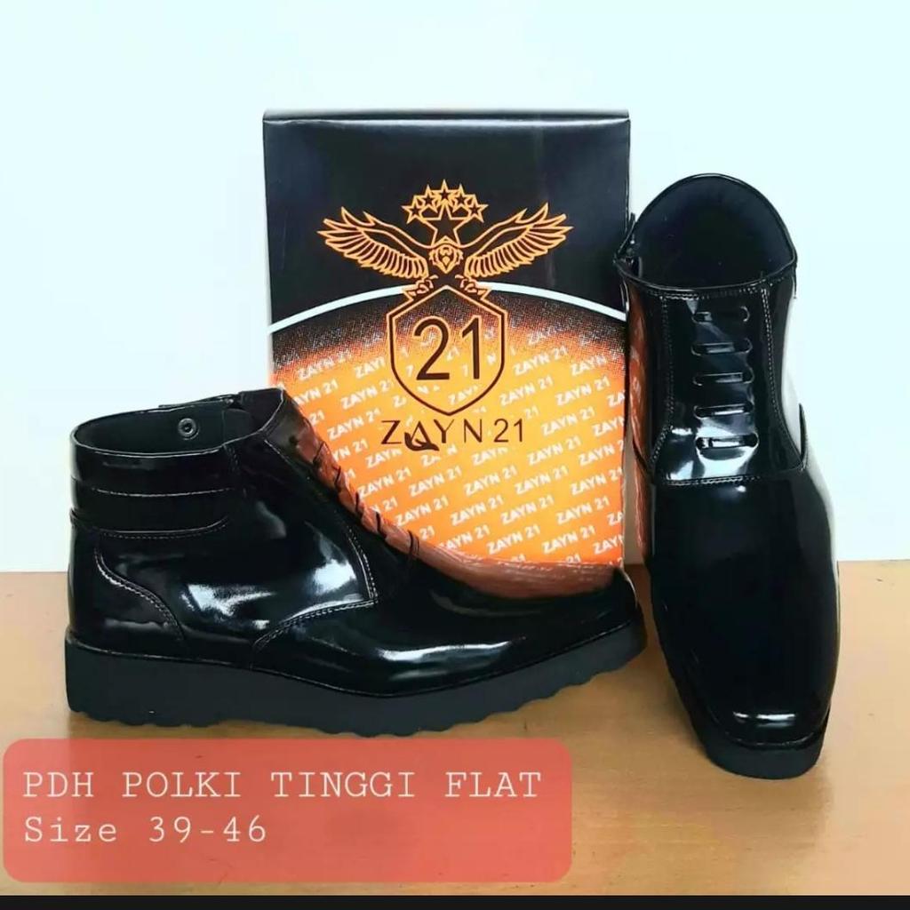 sepatu pdh security sepatu pdh tinggi sol tebal