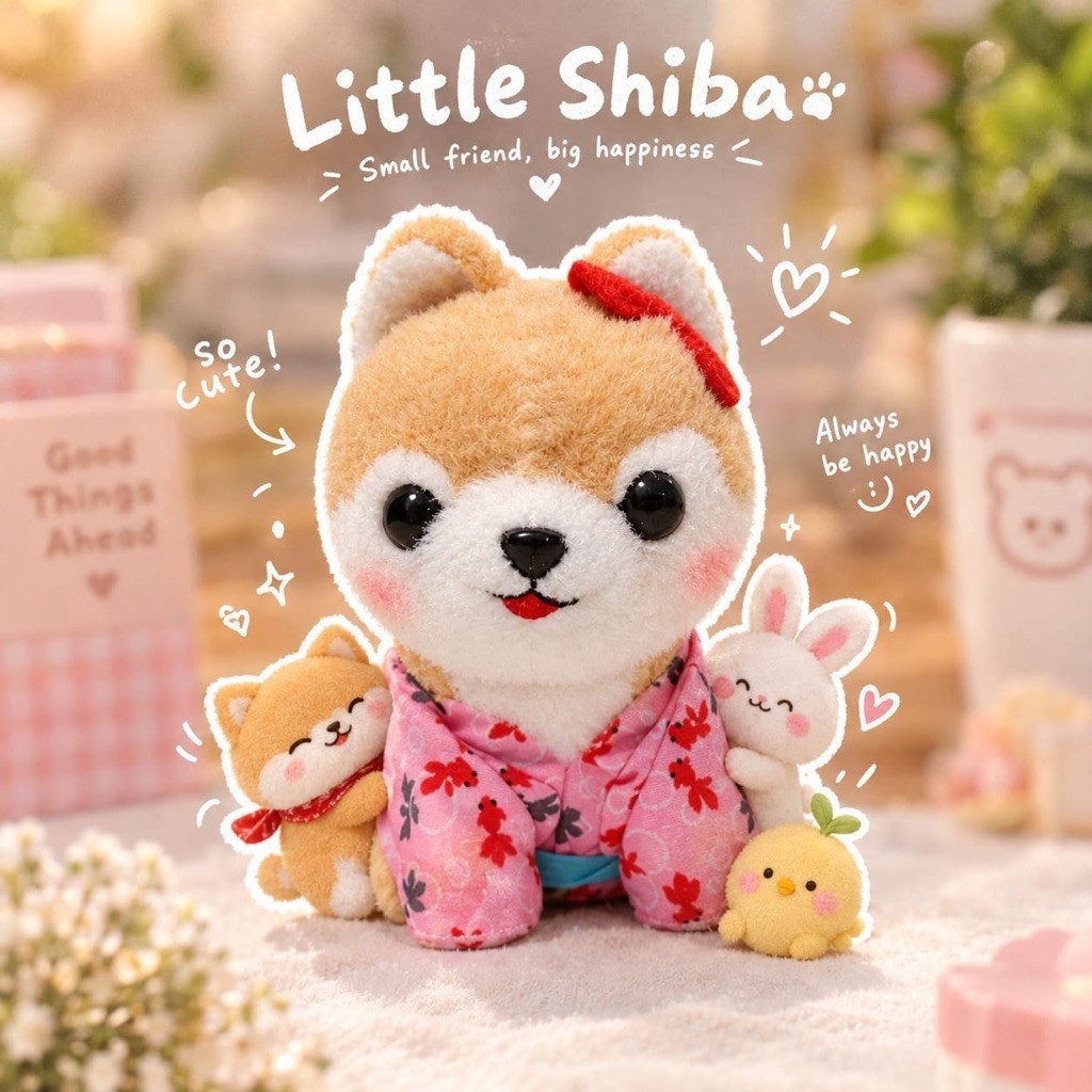 GANTUNGAN KUNCI / GANCI SHIBA KIMONO AMUSE