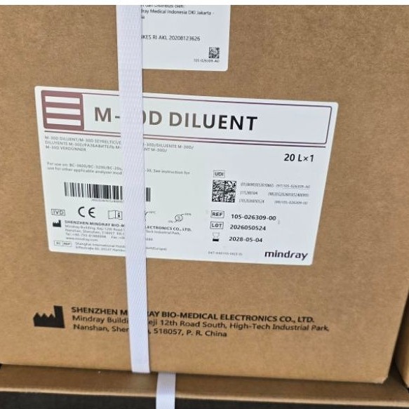 Diluent Mindray M30 Kemasan 20L / DILUENT M30 HEMATOLOGY MINDRAY BC 2800-BC 30s