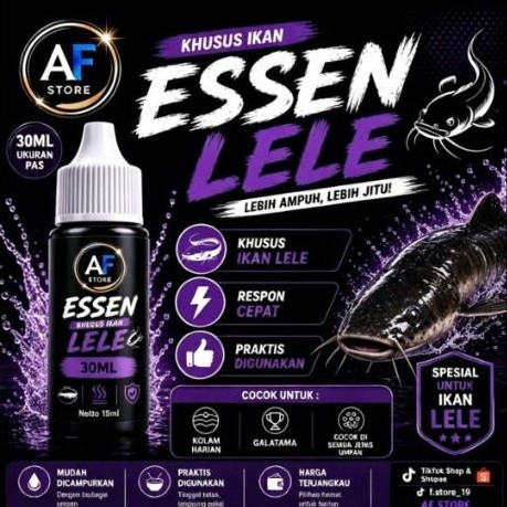 AF STORE Essen Ikan Lele 30ml | Essen Pancing Lele Kolam, Liaran