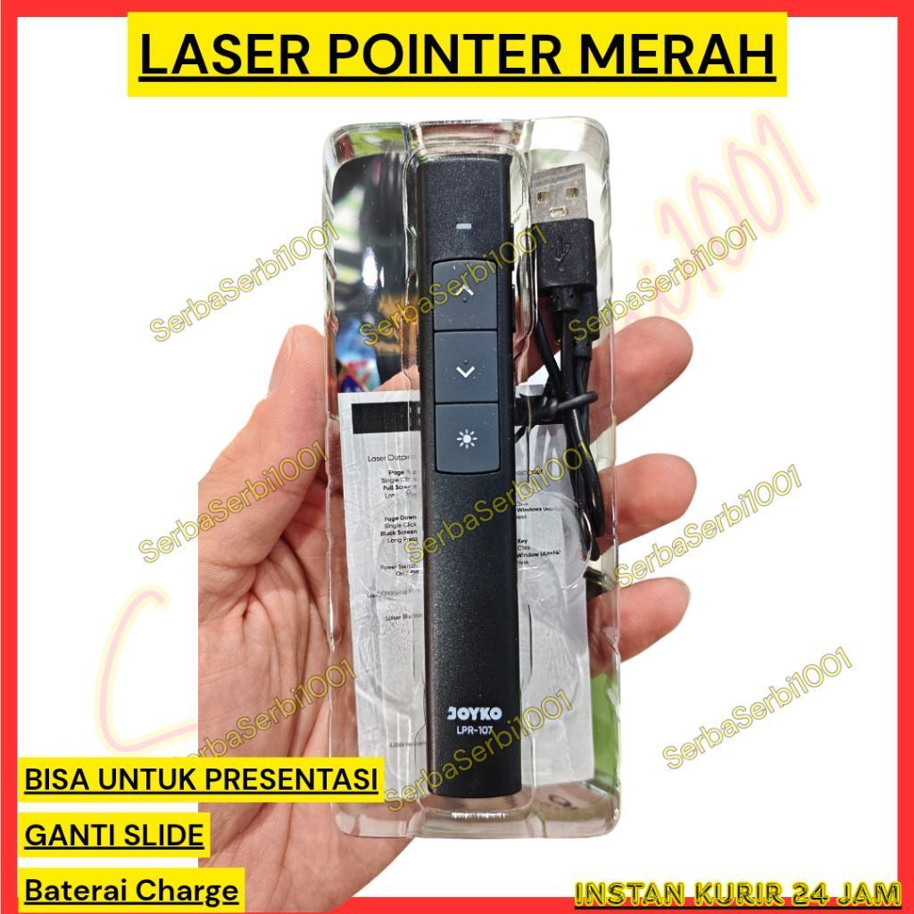 LASER POINTER MERAH / LASER PRESENTASI LASER MERAH BERKUALITAS JOYKO