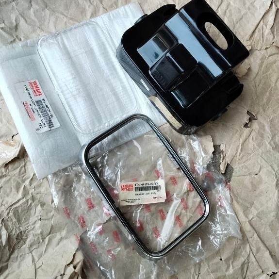 batok lampu depan set ring batok lampu ring lampu mika lampu depan set Yamaha RXS RX special 5T4 rxs