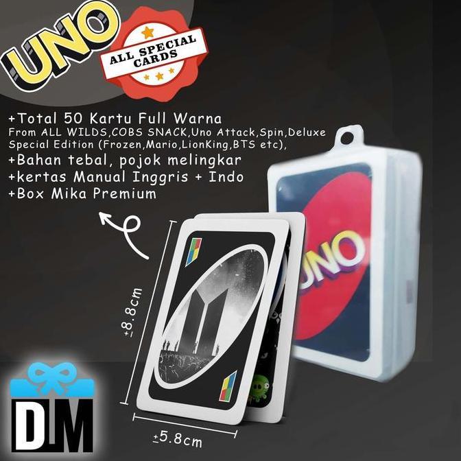AHMAD_NAJARUDIN - KARTU UNO ALL SPECIAL EDITION PACK SEMUA WILL CARD COBS +32 +16 ATTACK SPIN FROZEN