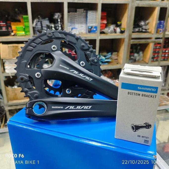Crank Arm Shimano Alivio Fc-T4060 48-36-26T Arm 170Mm Original Alivio Fc 4060 Hollowtech 2