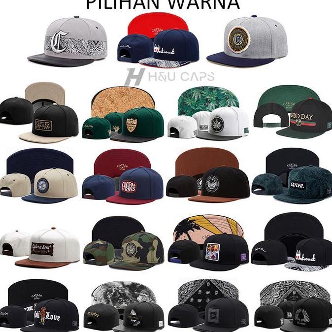 Topi cayler dan sons topi Snapback hip hop bordir merek tide untuk pria dan wanita Snapback cap 2PAC