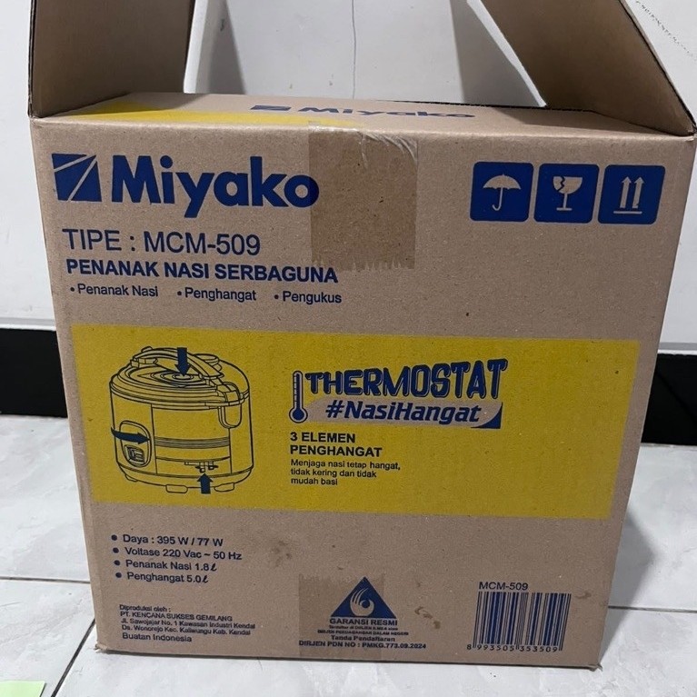 MIYAKO ricecooker tipe MCM-509