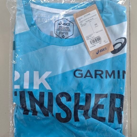 Jersey Kaos Running Lari ASICS FINISHER 21K New BNWT