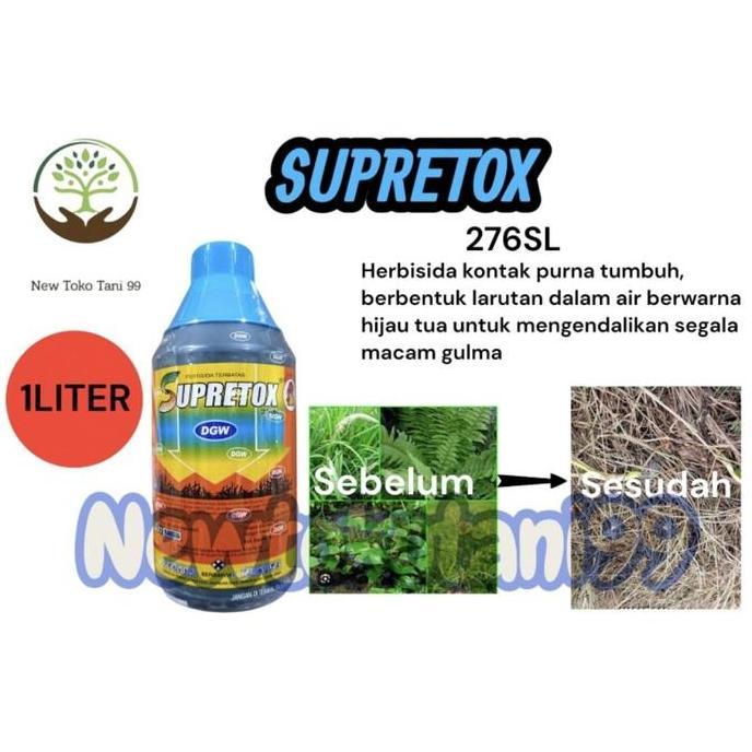 Herbisida Supretox 1 Liter Racun Rumput Supretox Dari Dgw Pbasmi Rumput Ampuh