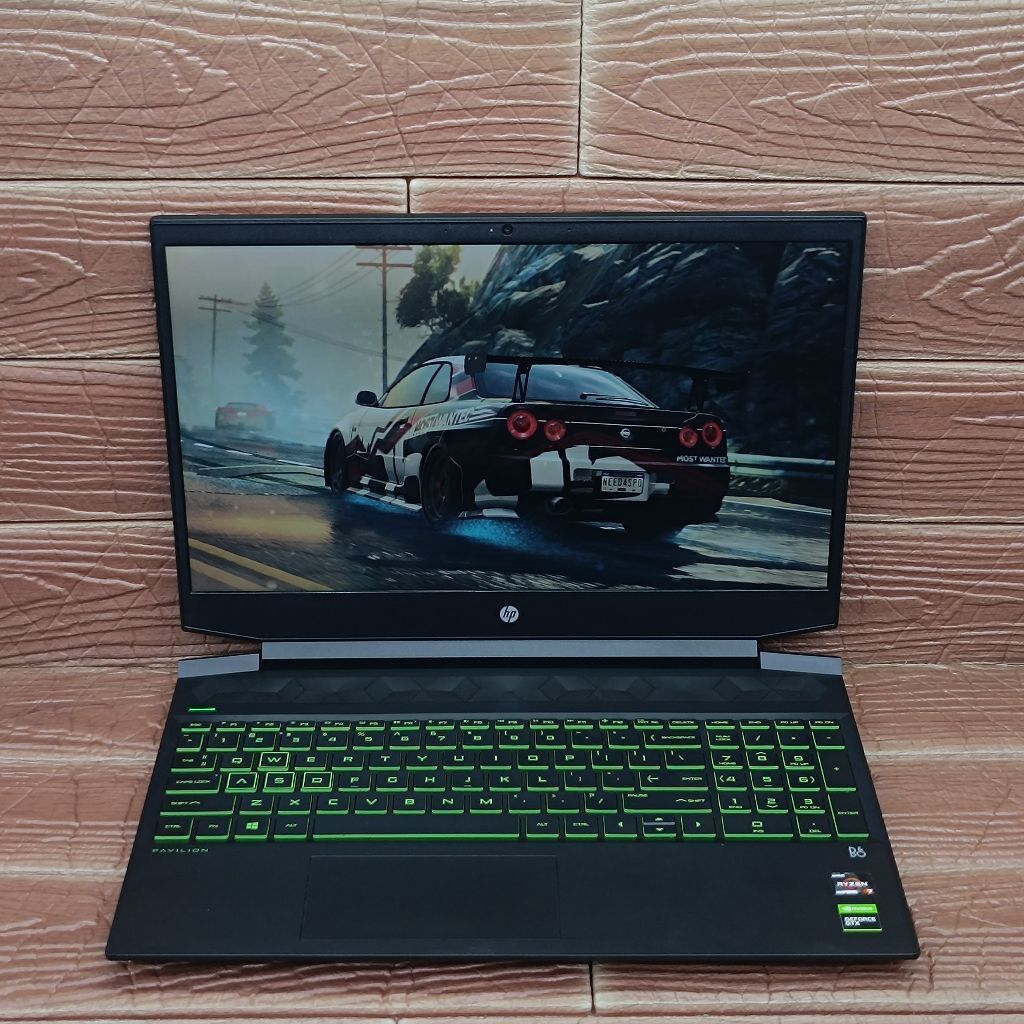 Laptop HP Pavilion Gaming 15-ec1076AX AMD RYZEN 7-4800H RAM 8GB SSD 512GB GTX 1660 Ti